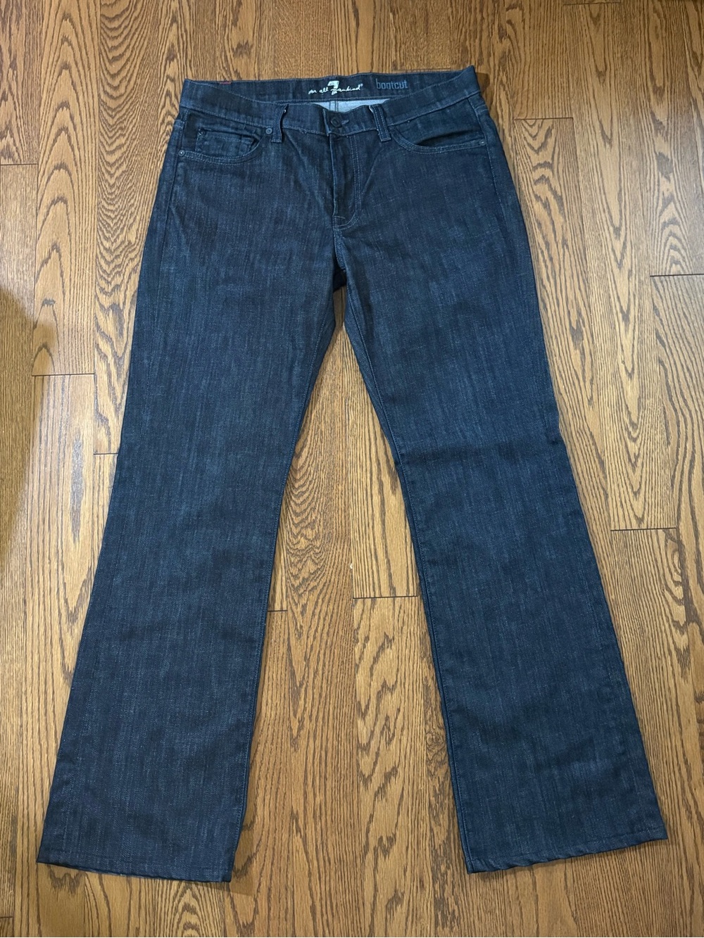 7 For All Mankind Dark Indigo Flare Jeans
